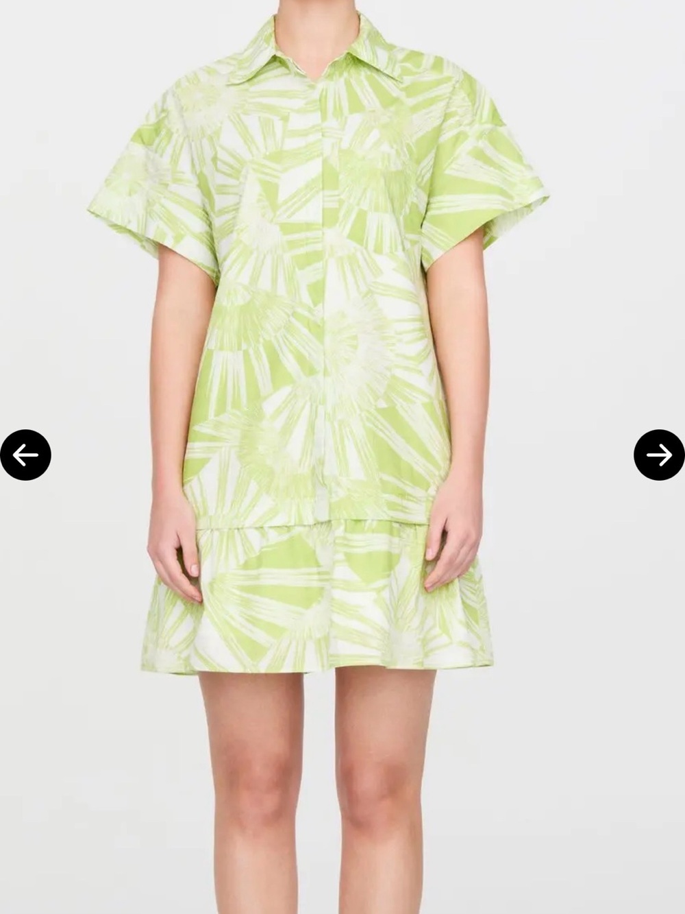 Size Medium Marie Oliver Camp Mini Shirt dress